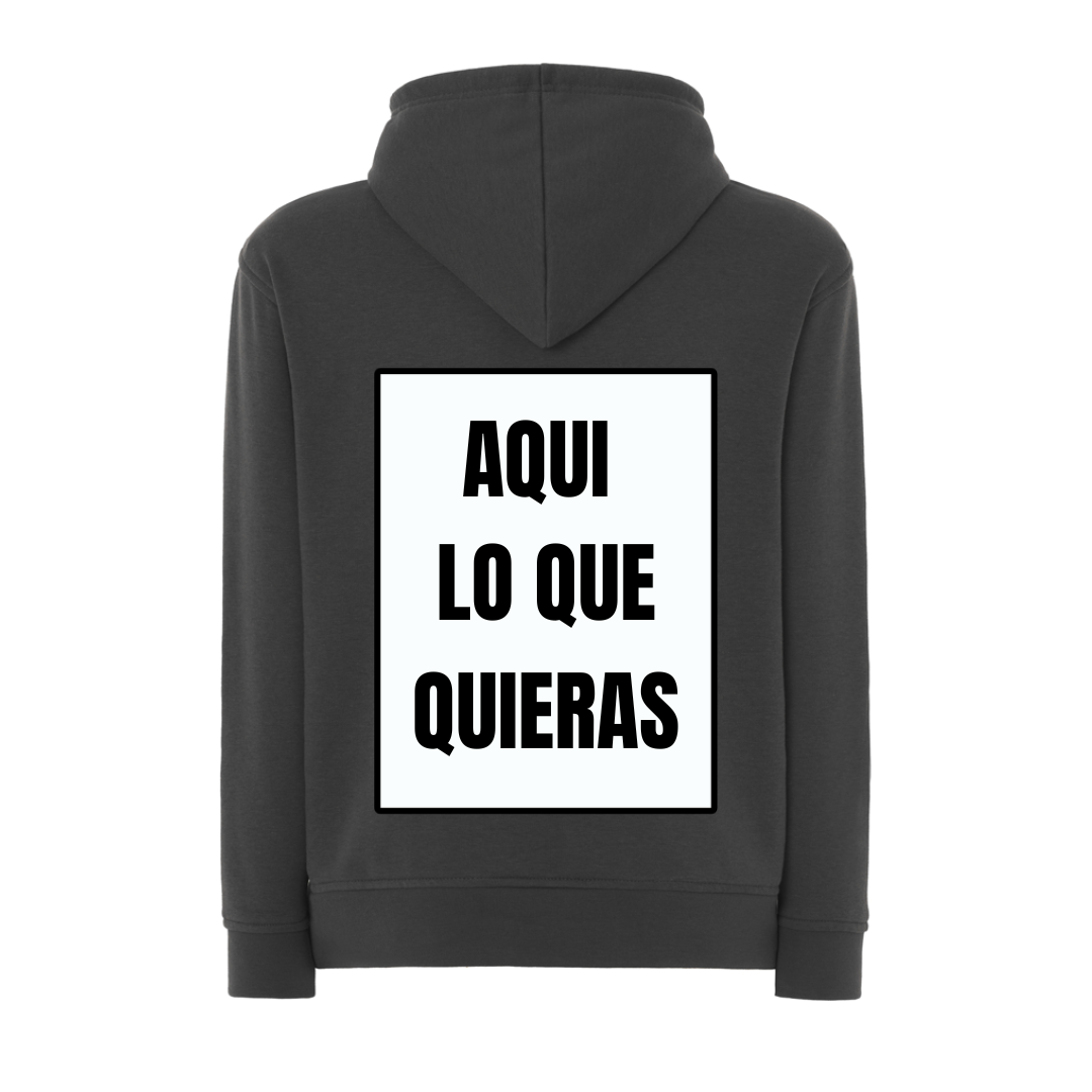 Sudadera canguro con capucha